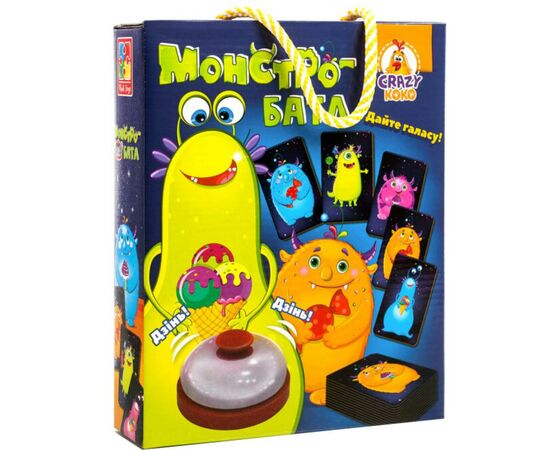 Настольная игра Vladi Toys со звоночком Монстро-баттл (укр) (VT8010-04)