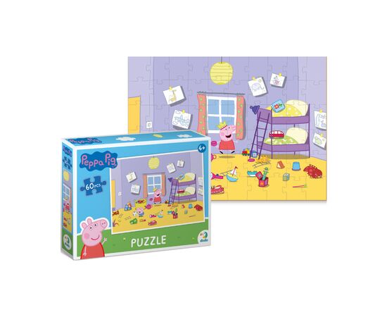 Пазл DoDo на 60 элементов Peppa Pig (200332), изображение 2 Пазл DoDo на 60 элементов Peppa Pig (200332), изображение 2