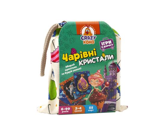 Настольная игра Vladi Toys Игра в мешочке Волшебные кристаллы (укр) (VT8077-12)