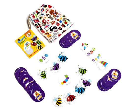 Настольная игра Vladi Toys Игра в мешочке Безумные пчелы (укр) (VT8077-15), изображение 2 Настольная игра Vladi Toys Игра в мешочке Безумные пчелы (укр) (VT8077-15), изображение 2