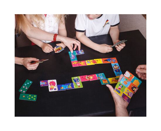 Настільна гра Vladi Toys Crazy Доміно (VT8055-10), зображення 5 Настільна гра Vladi Toys Crazy Доміно (VT8055-10), зображення 5
