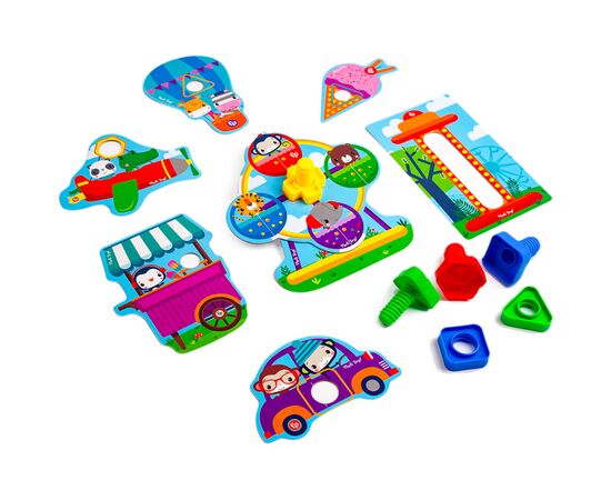 Розвиваюча іграшка Vladi Toys Fisher Price Парк розваг для малюків (укр) (VT2905-21), зображення 2 Розвиваюча іграшка Vladi Toys Fisher Price Парк розваг для малюків (укр) (VT2905-21), зображення 2