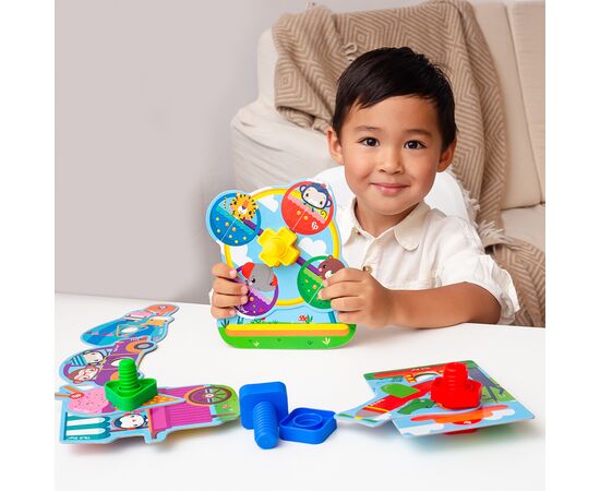 Розвиваюча іграшка Vladi Toys Fisher Price Парк розваг для малюків (укр) (VT2905-21), зображення 4 Розвиваюча іграшка Vladi Toys Fisher Price Парк розваг для малюків (укр) (VT2905-21), зображення 4