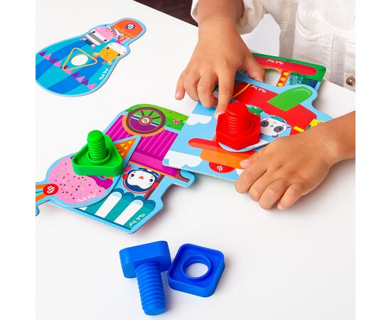 Розвиваюча іграшка Vladi Toys Fisher Price Парк розваг для малюків (укр) (VT2905-21), зображення 5 Розвиваюча іграшка Vladi Toys Fisher Price Парк розваг для малюків (укр) (VT2905-21), зображення 5