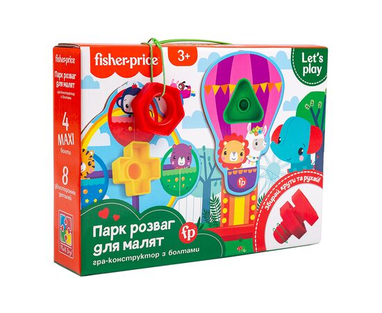 Розвиваюча іграшка Vladi Toys Fisher Price Парк розваг для малюків (укр) (VT2905-21)
