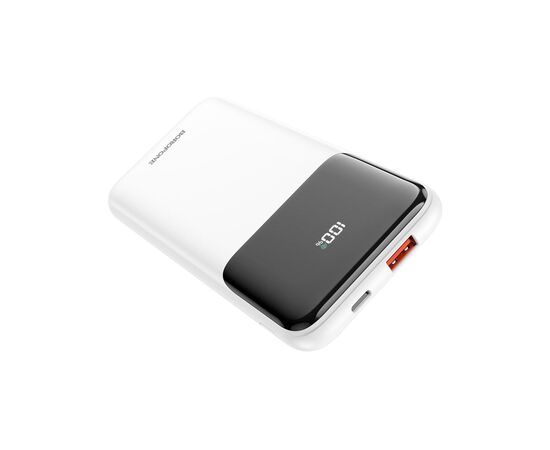 Батарея універсальна BOROFONE BJ22 10000mAh PD/18W, QC/22.5W, FCP, AFC, white (6974443384574)