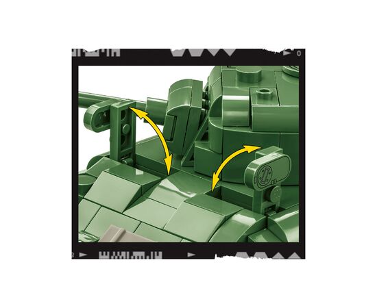 Конструктор Cobi Company of Heroes 3 Танк M4 Шерман, 615 деталей (COBI-3044), изображение 5 Конструктор Cobi Company of Heroes 3 Танк M4 Шерман, 615 деталей (COBI-3044), изображение 5