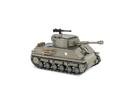 Конструктор Cobi Вторая Мировая Война Танк M4 Шерман, 320 деталей (COBI-2711), изображение 3 Конструктор Cobi Вторая Мировая Война Танк M4 Шерман, 320 деталей (COBI-2711), изображение 3