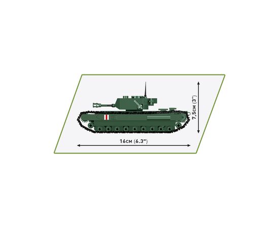 Конструктор Cobi Вторая Мировая Война Танк Mk IV Черчилль (A22), 315 деталей (COBI-2717), изображение 5 Конструктор Cobi Вторая Мировая Война Танк Mk IV Черчилль (A22), 315 деталей (COBI-2717), изображение 5