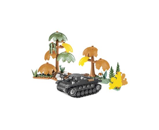 Конструктор Cobi Вторая Мировая Война Танк Panzer II, 250 деталей (COBI-2718), изображение 6 Конструктор Cobi Вторая Мировая Война Танк Panzer II, 250 деталей (COBI-2718), изображение 6