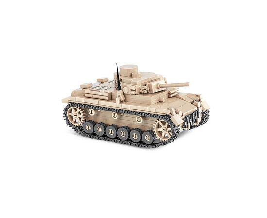 Конструктор Cobi Вторая Мировая Война Танк Panzer III, 292 деталей (COBI-2712), изображение 3 Конструктор Cobi Вторая Мировая Война Танк Panzer III, 292 деталей (COBI-2712), изображение 3