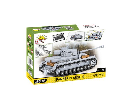 Конструктор Cobi Вторая Мировая Война Танк Panzer IV, 390 деталей (COBI-2714), изображение 2 Конструктор Cobi Вторая Мировая Война Танк Panzer IV, 390 деталей (COBI-2714), изображение 2