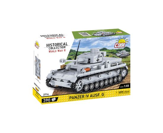 Конструктор Cobi Друга Світова Війна Танк Panzer IV, 390 деталей (COBI-2714)