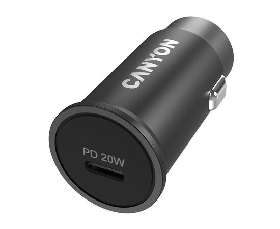 Зарядное устройство Canyon PD 20W Pocket size car charger (CNS-CCA20B), изображение 2 Зарядное устройство Canyon PD 20W Pocket size car charger (CNS-CCA20B), изображение 2