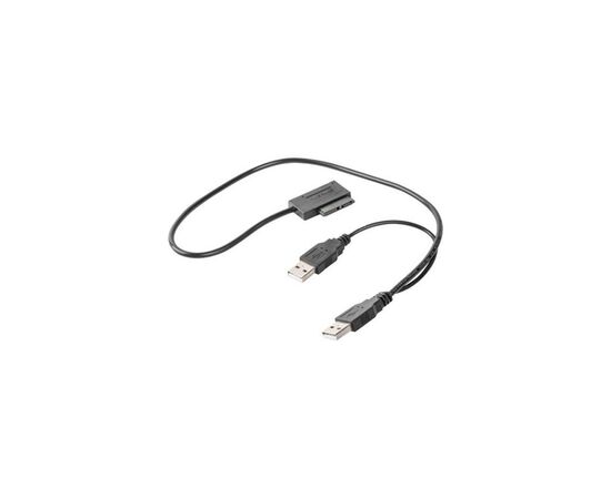 Переходник USB 2.0 to Slimline SATA 13 pin Cablexpert (A-USATA-01), изображение 2