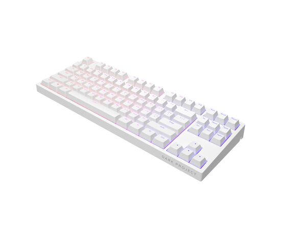 Клавиатура Dark Project One KD87A PBT Mechanical Gateron Yellow White (DPO-KD-87A-104100-GYL), изображение 3 Клавиатура Dark Project One KD87A PBT Mechanical Gateron Yellow White (DPO-KD-87A-104100-GYL), изображение 3