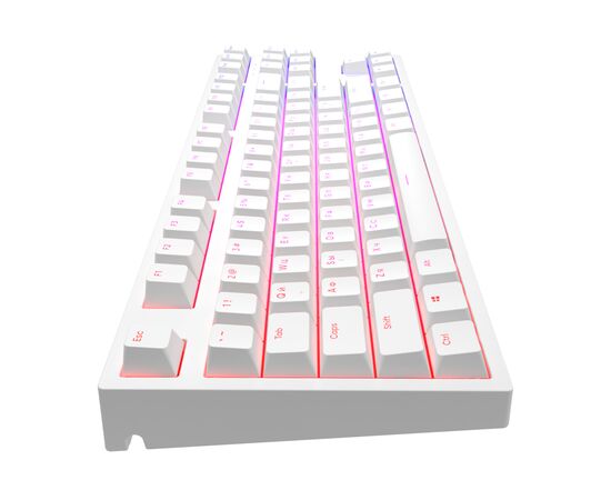 Клавиатура Dark Project One KD87A PBT Mechanical Gateron Yellow White (DPO-KD-87A-104100-GYL), изображение 4 Клавиатура Dark Project One KD87A PBT Mechanical Gateron Yellow White (DPO-KD-87A-104100-GYL), изображение 4