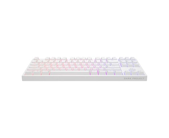 Клавиатура Dark Project One KD87A PBT Mechanical Gateron Yellow White (DPO-KD-87A-104100-GYL), изображение 5 Клавиатура Dark Project One KD87A PBT Mechanical Gateron Yellow White (DPO-KD-87A-104100-GYL), изображение 5