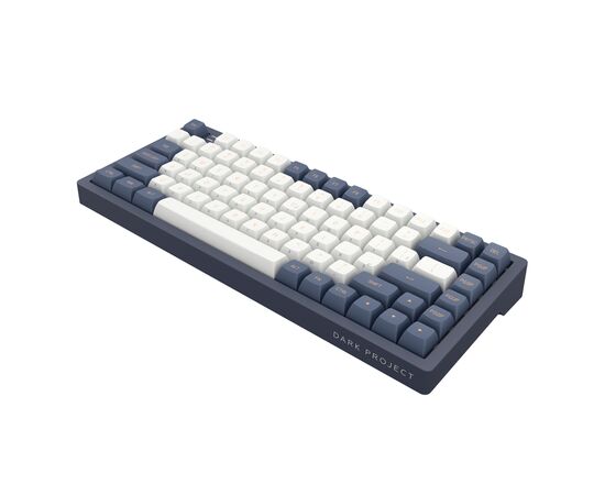 Клавиатура Dark Project KD83A PBT Mechanical G3ms Sapphire Blue/White (DP-KD-83A-004500-GMT), изображение 2 Клавиатура Dark Project KD83A PBT Mechanical G3ms Sapphire Blue/White (DP-KD-83A-004500-GMT), изображение 2