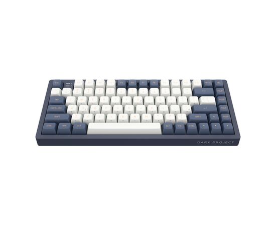 Клавиатура Dark Project KD83A PBT Mechanical G3ms Sapphire Blue/White (DP-KD-83A-004500-GMT), изображение 3 Клавиатура Dark Project KD83A PBT Mechanical G3ms Sapphire Blue/White (DP-KD-83A-004500-GMT), изображение 3