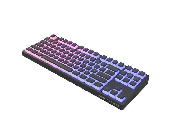 Клавиатура Dark Project KD87A PBT Mechanical Gateron Cap Teal Black (DP-KD-87A-007700-GTC), изображение 3 Клавиатура Dark Project KD87A PBT Mechanical Gateron Cap Teal Black (DP-KD-87A-007700-GTC), изображение 3