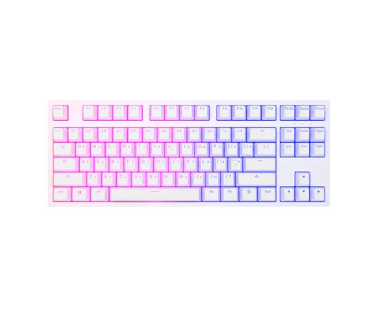 Клавиатура Dark Project KD87A PBT Mechanical Gateron Cap Teal White (DP-KD-87A-107700-GTC), изображение 2 Клавиатура Dark Project KD87A PBT Mechanical Gateron Cap Teal White (DP-KD-87A-107700-GTC), изображение 2