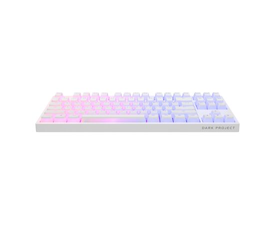 Клавиатура Dark Project KD87A PBT Mechanical Gateron Cap Teal White (DP-KD-87A-107700-GTC), изображение 5 Клавиатура Dark Project KD87A PBT Mechanical Gateron Cap Teal White (DP-KD-87A-107700-GTC), изображение 5