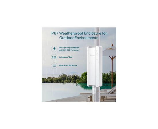 Точка доступа Wi-Fi TP-Link EAP610-OUTDOOR, изображение 6 Точка доступа Wi-Fi TP-Link EAP610-OUTDOOR, изображение 6