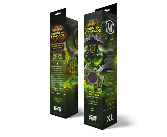 Коврик для мышки Blizzard World of WarCraft Burning Crusade Illidan 0 XL (FBLMPWOWILLID21XL), изображение 4 Коврик для мышки Blizzard World of WarCraft Burning Crusade Illidan 0 XL (FBLMPWOWILLID21XL), изображение 4