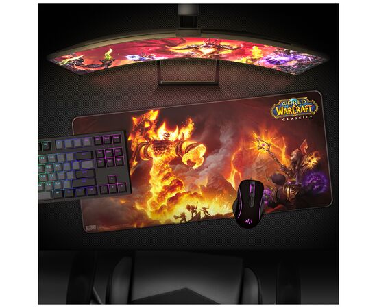 Коврик для мышки Blizzard World of WarCraft Classic Ragnaros 0 XL (FBLMPWOWRAGNA21XL), изображение 3 Коврик для мышки Blizzard World of WarCraft Classic Ragnaros 0 XL (FBLMPWOWRAGNA21XL), изображение 3