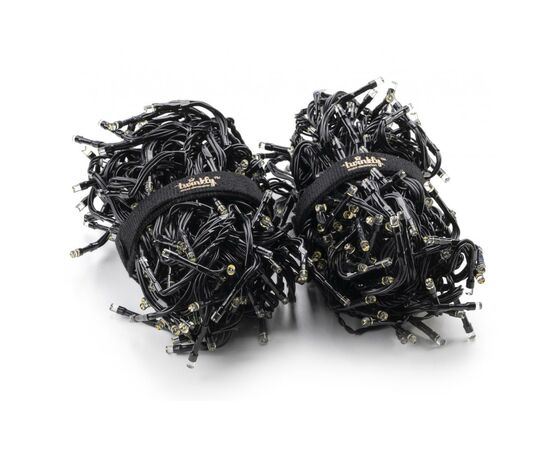 Гирлянда Twinkly Smart LED Cluster AWW, 400, BT + WiFi, Gen II, IP44 кабель ч (TWC400GOP-BEU), изображение 5 Гирлянда Twinkly Smart LED Cluster AWW, 400, BT + WiFi, Gen II, IP44 кабель ч (TWC400GOP-BEU), изображение 5