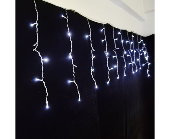 Гірлянда Novogod`ko бахрома 83 LED, холодний білий, 3*0,6 м, мерехтіння (973779)
