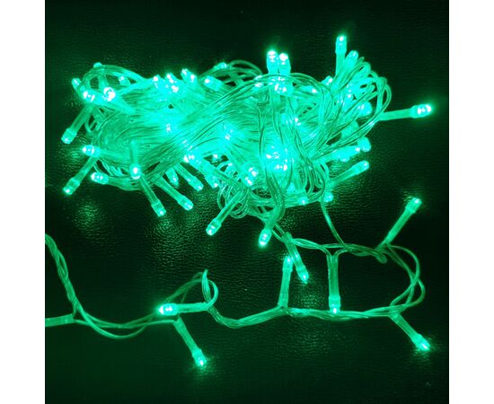 Гірлянда Novogod`ko нитка, 100 LED, зелена, 5 м, 8 реж. (973756)