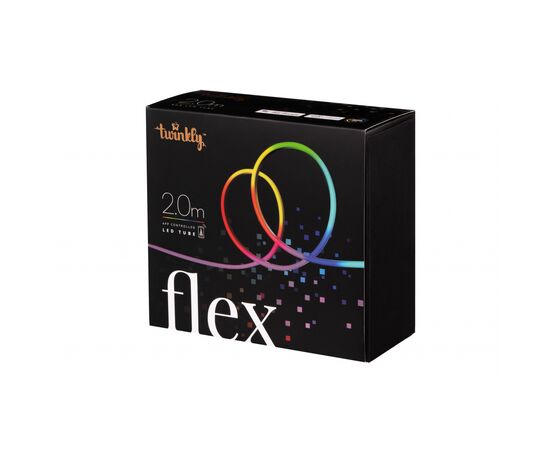 Гирлянда Twinkly Smart LED Flex RGB 200, IP20, 2м, кабель белый (TWFL200STW-WEU), изображение 2 Гирлянда Twinkly Smart LED Flex RGB 200, IP20, 2м, кабель белый (TWFL200STW-WEU), изображение 2