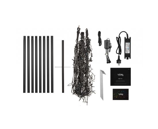 Гирлянда Twinkly Smart LED Light tree RGBW 750, Gen II, IP44, 4м (TWP750SPP-BEU), изображение 2 Гирлянда Twinkly Smart LED Light tree RGBW 750, Gen II, IP44, 4м (TWP750SPP-BEU), изображение 2