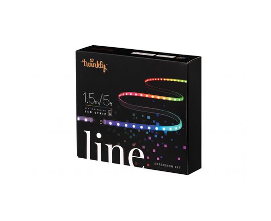 Гирлянда Twinkly Smart LED Line RGB удлинитель TWL100STW-BEU 1,5м, Gen II, IP (TWL100ADP-B), изображение 2 Гирлянда Twinkly Smart LED Line RGB удлинитель TWL100STW-BEU 1,5м, Gen II, IP (TWL100ADP-B), изображение 2