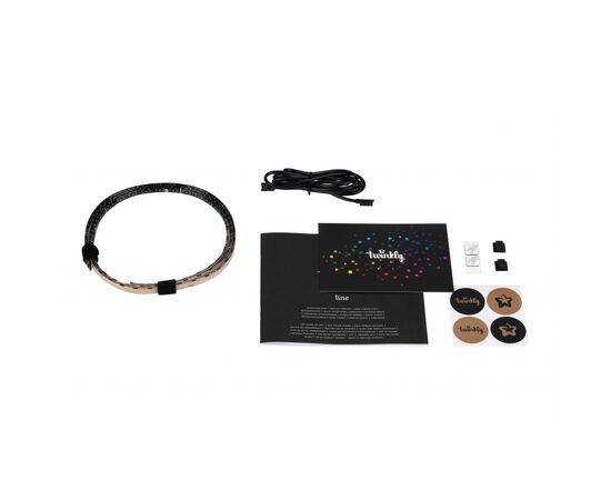 Гирлянда Twinkly Smart LED Line RGB удлинитель TWL100STW-BEU 1,5м, Gen II, IP (TWL100ADP-B), изображение 5 Гирлянда Twinkly Smart LED Line RGB удлинитель TWL100STW-BEU 1,5м, Gen II, IP (TWL100ADP-B), изображение 5