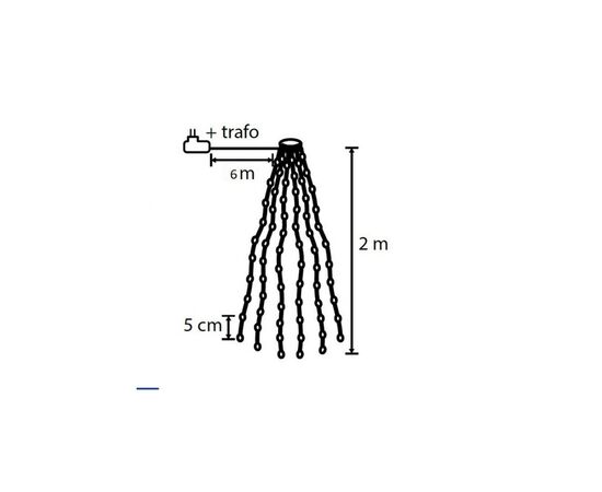 Гирлянда Luca Lighting Конус 2м 480 LED теплый белый (8720362027089), изображение 5 Гирлянда Luca Lighting Конус 2м 480 LED теплый белый (8720362027089), изображение 5