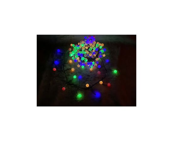 Гирлянда Luca Lighting кластер Шарики зеленая струна 8 м, RGB (8720362027188), изображение 3 Гирлянда Luca Lighting кластер Шарики зеленая струна 8 м, RGB (8720362027188), изображение 3