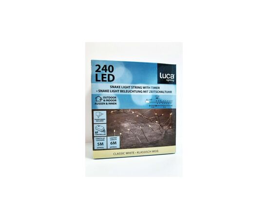 Гирлянда Luca Lighting кластер серебряная струна, 11 м, теплый белый (8718861852660), изображение 3 Гирлянда Luca Lighting кластер серебряная струна, 11 м, теплый белый (8718861852660), изображение 3