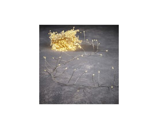 Гірлянда Luca Lighting кластер срібна струна, 11 м, теплий білий (8718861852660)