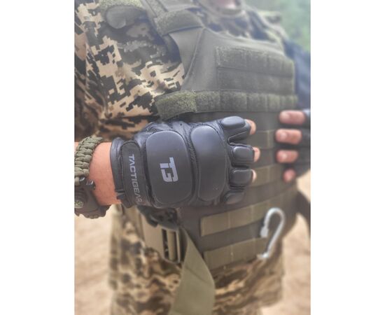 Тактические перчатки Tactigear PS-8801 Patrol Black M (8801BK3-M), изображение 2