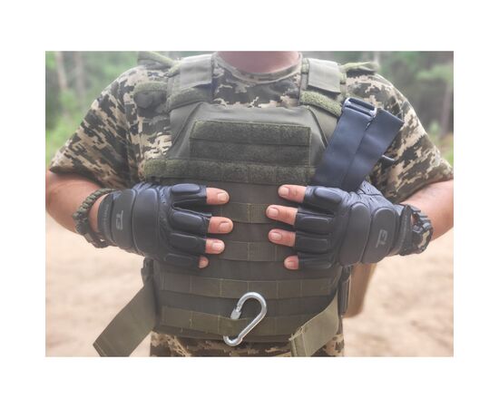 Тактические перчатки Tactigear PS-8801 Patrol Black M (8801BK3-M), изображение 3