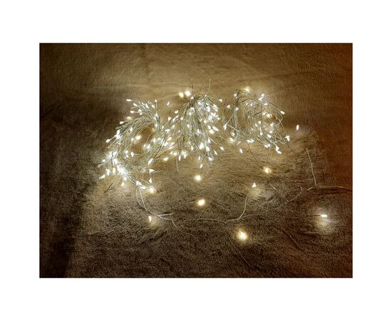 Гирлянда Luca Lighting кластер, серебряная струна, 20 м, теплый белый (8718861852684), изображение 2 Гирлянда Luca Lighting кластер, серебряная струна, 20 м, теплый белый (8718861852684), изображение 2