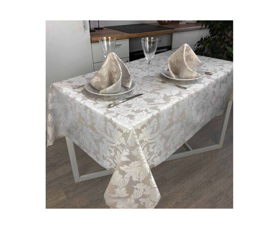 Салфетка на стол Прованс Сияние Кофейное золото 40х40 (4823093436084), изображение 3