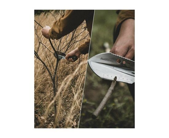 Тактическая лопата Naturehike NH20GJ001 (6927595744666), изображение 4 Тактическая лопата Naturehike NH20GJ001 (6927595744666), изображение 4