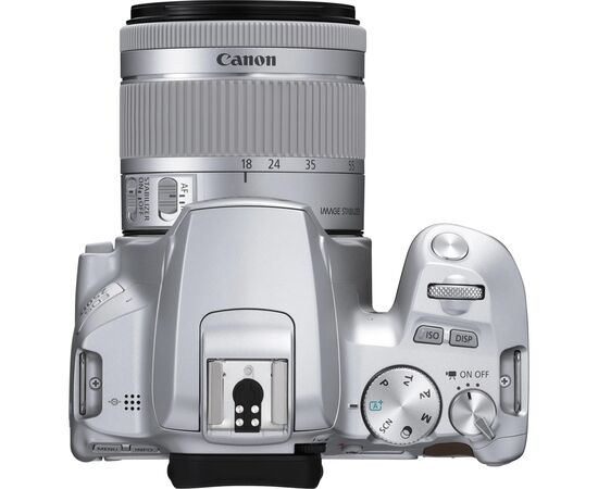 Цифровой фотоаппарат Canon EOS 250D kit 18-55 IS STM Silver (3461C003), изображение 3 Цифровой фотоаппарат Canon EOS 250D kit 18-55 IS STM Silver (3461C003), изображение 3
