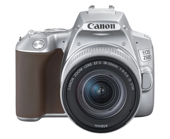 Цифровой фотоаппарат Canon EOS 250D kit 18-55 IS STM Silver (3461C003), изображение 5 Цифровой фотоаппарат Canon EOS 250D kit 18-55 IS STM Silver (3461C003), изображение 5