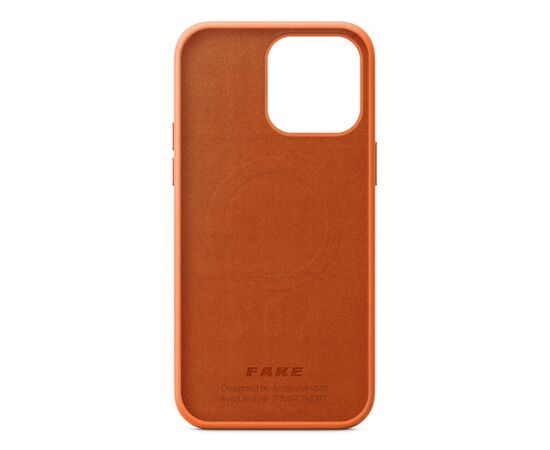 Чехол для моб. телефона Armorstandart FAKE Leather Case Apple iPhone 14 Pro Max Golden Brown (ARM64463), изображение 2 Чехол для моб. телефона Armorstandart FAKE Leather Case Apple iPhone 14 Pro Max Golden Brown (ARM64463), изображение 2