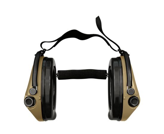 Наушники для стрельбы Sordin Supreme Mil AUX Neckband Sand (76308-05-S), изображение 2 Наушники для стрельбы Sordin Supreme Mil AUX Neckband Sand (76308-05-S), изображение 2